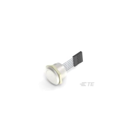 Te Connectivity Pushbutton Switch, Spst, On-Off, 1A, 24Vdc, Wire Terminal, Panel Mount 2342836-3